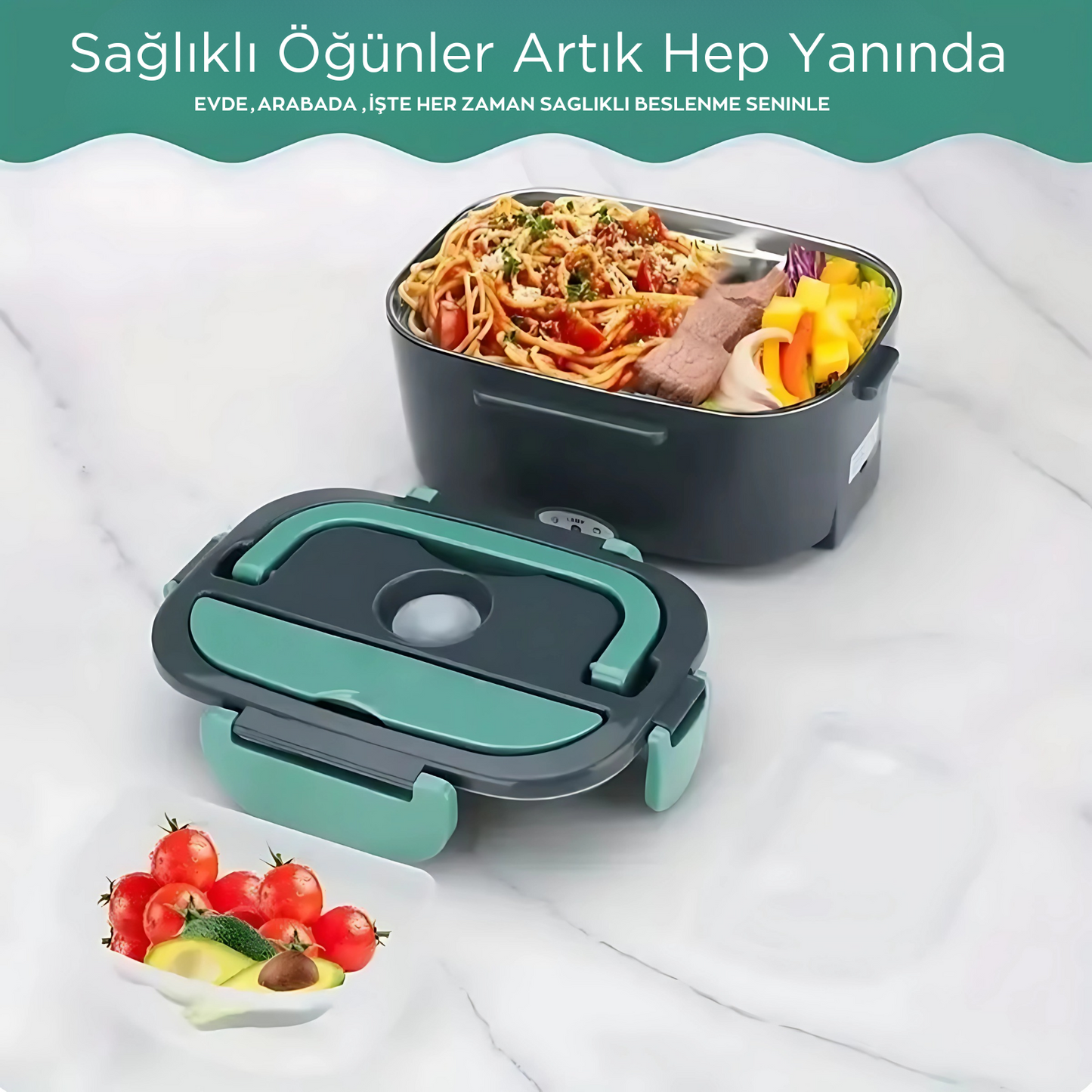 Vanilora Elektrikli Yemek Kabı 1.5 lt 60W ( Taşıma Çantası Hediye)